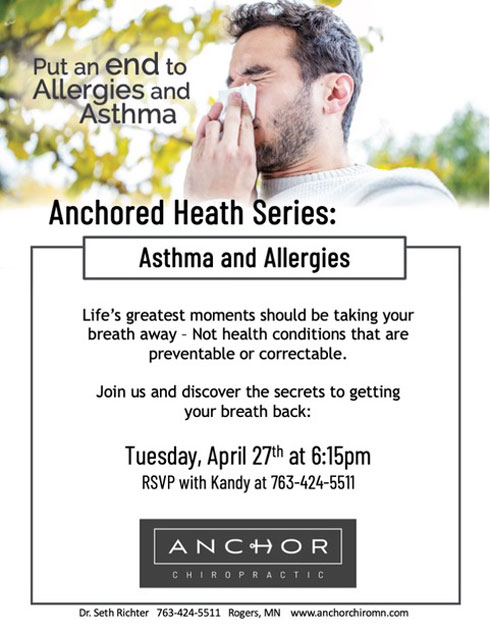 Chiropractic Rogers MN Asthma and Allergies Upcoming Events