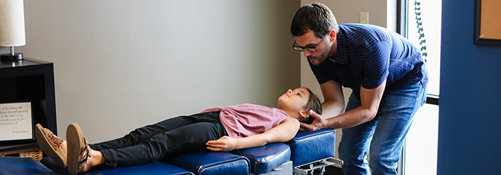 Chiropractor Rogers MN Seth Richter Pediatrics Adjustment